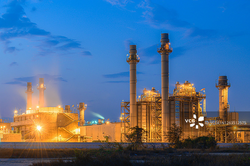 燃气涡轮发电机组图片素材