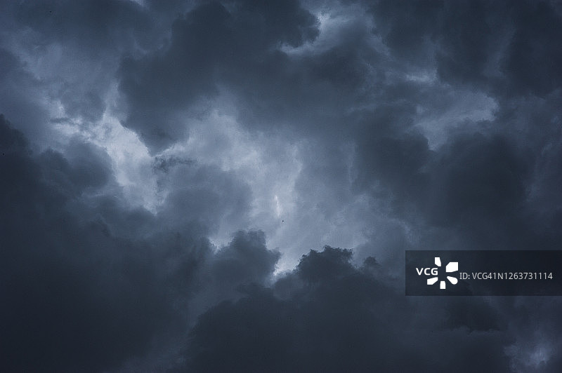 恶劣天气下形成的壮丽风暴云图片素材