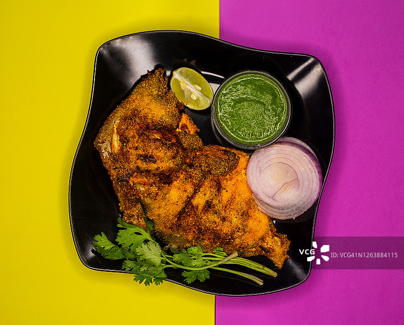 印度炸鱼图片素材