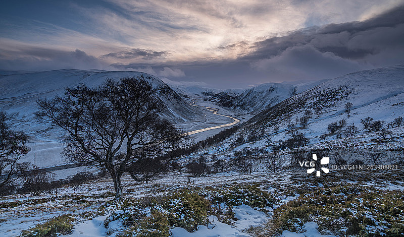 冬季的斯特拉斯迪恩图片素材