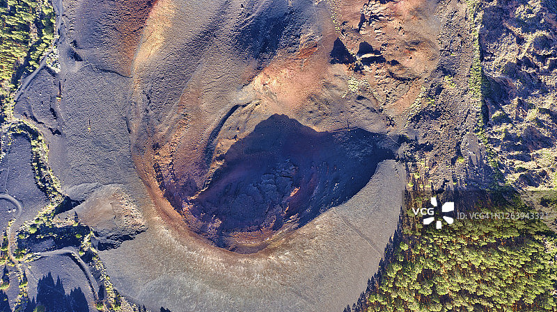 特内里费岛的阿拉福火山图片素材