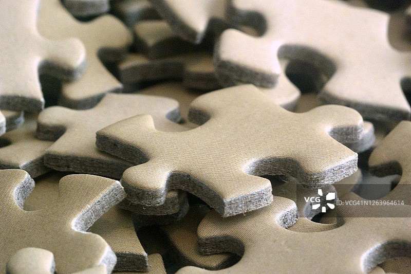 拼图碎片特写图片素材