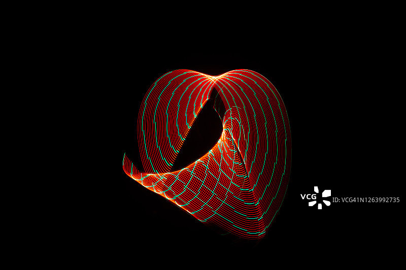 太空中的彩虹秋千图片素材