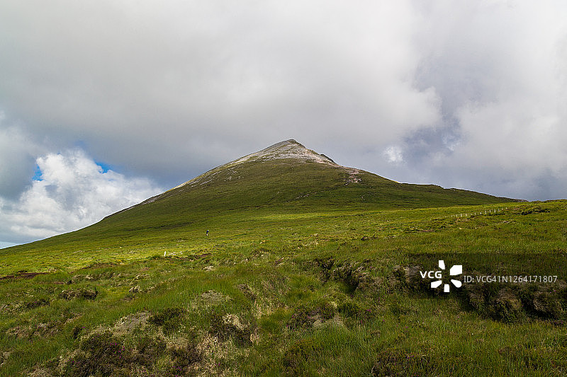 埃里加尔山，位于爱尔兰多尼戈尔郡的德里维山脉，野性大西洋之路图片素材