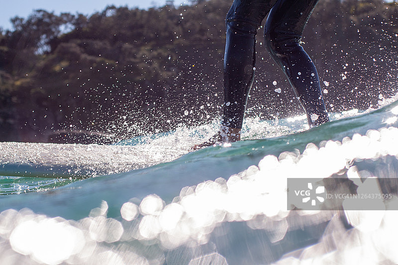 灯光与腿图片素材