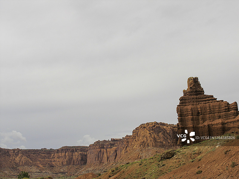 国会礁国家公园烟囱石小路图片素材