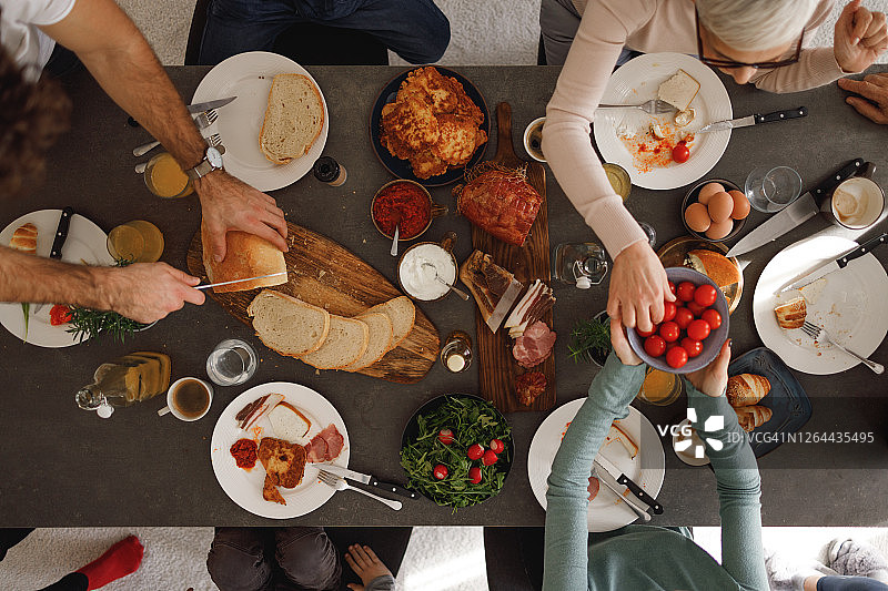 桌上的食物图片素材