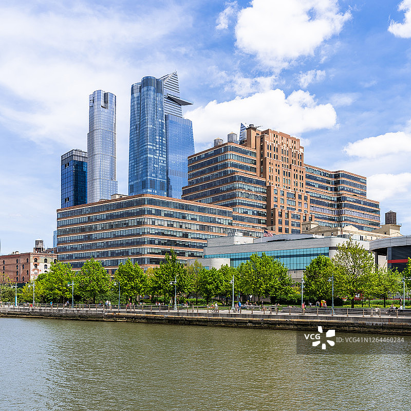 纽约哈德逊城市广场图片素材