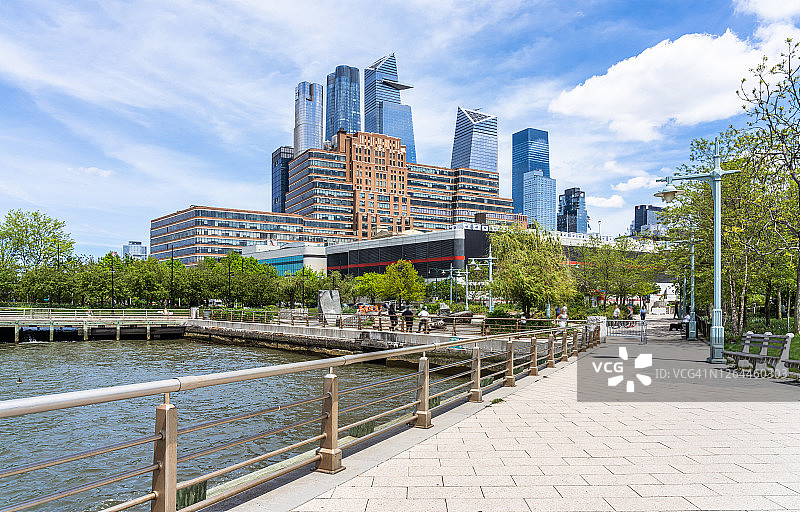 纽约哈德逊城市广场图片素材