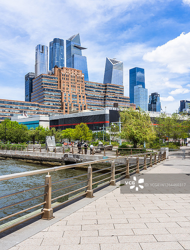 纽约哈德逊城市广场图片素材