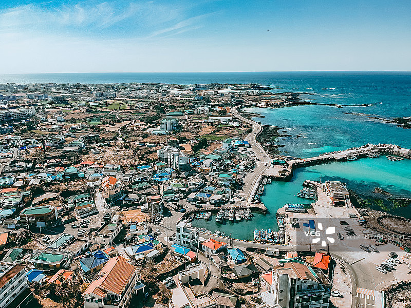 韩国济州岛郭支海滩海景图片素材