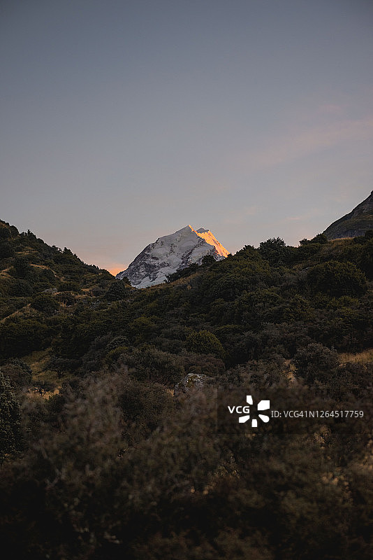 新西兰奥拉基/库克山图片素材