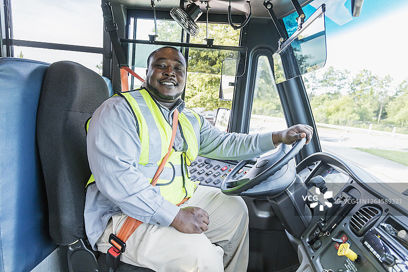 校车司机图片素材