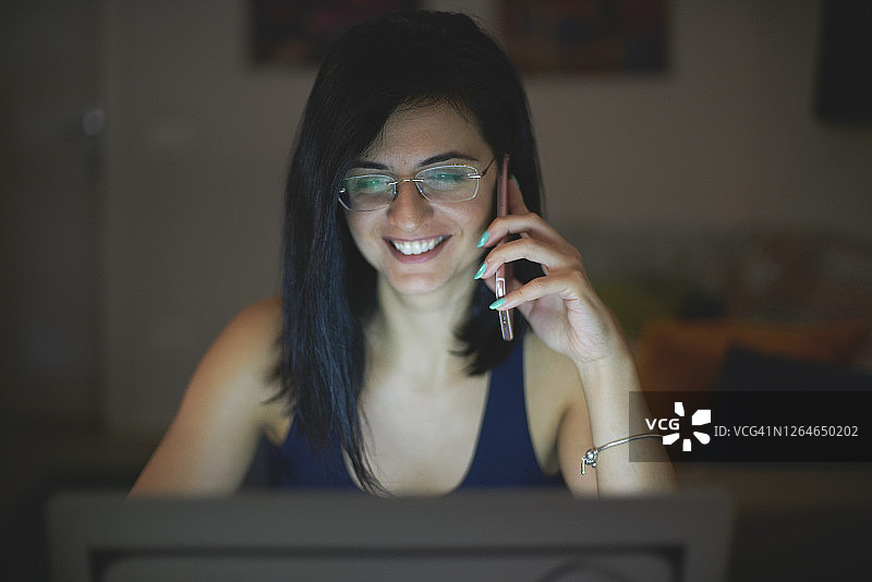 在家工作图片素材