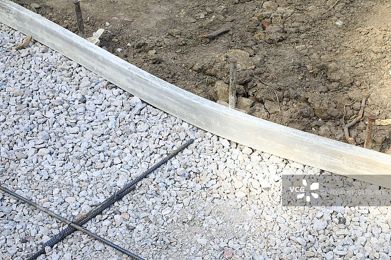 混凝土露台的建筑模板图片素材