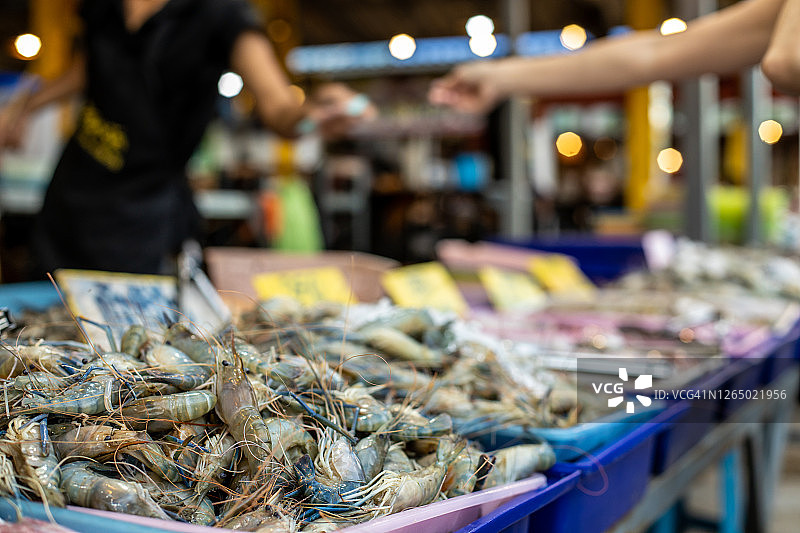 泰国格兰岛的街头美食图片素材