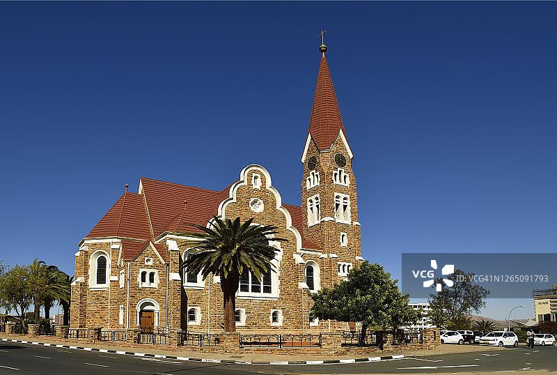 纳米比亚温得和克路德基督教堂图片素材