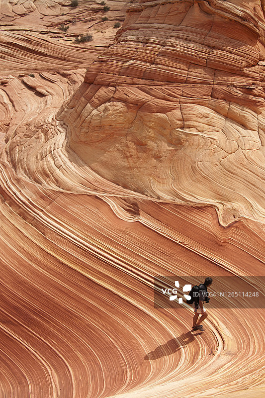 波浪谷的奇特岩石构造图片素材