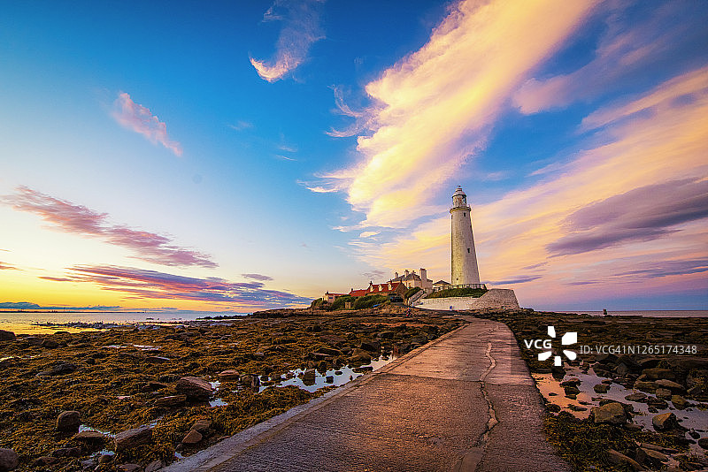 圣玛丽灯塔图片素材