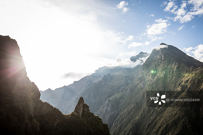 马丘比丘印加古道图片素材