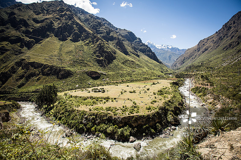 前往马丘比丘的乌鲁班巴河步道图片素材