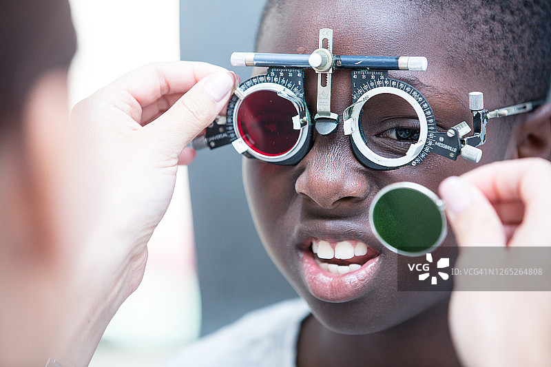 眼睛检查图片素材