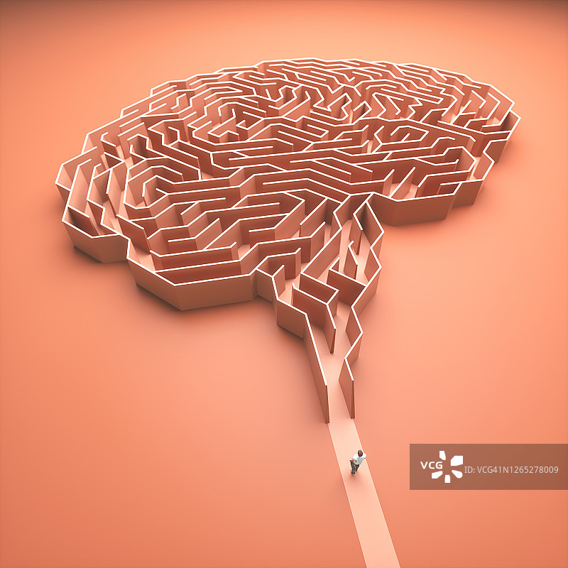 人脑概念图图片素材