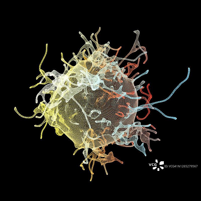 癌细胞,插图图片素材