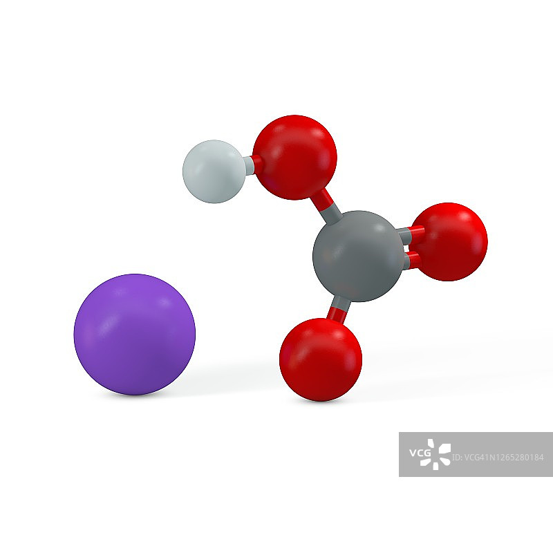 碳酸氢钠分子结构图图片素材