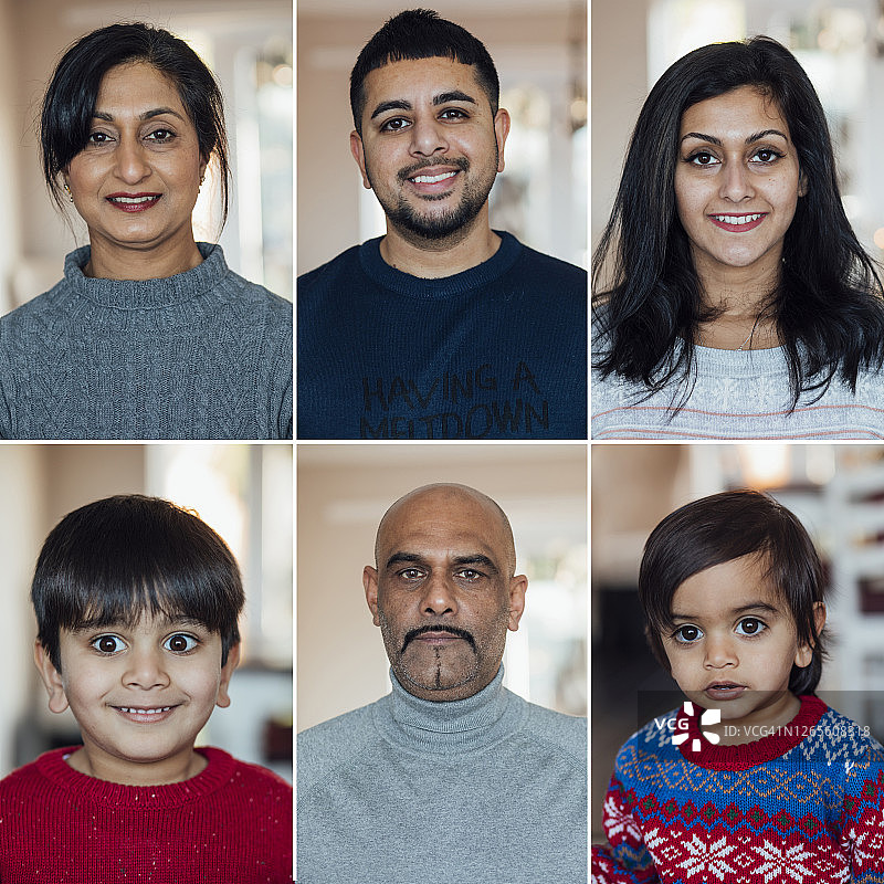 圣诞节的家庭图片素材