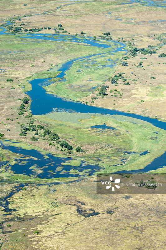 纳米比亚北部的卡普里维地带图片素材