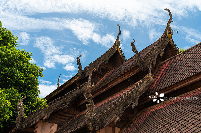 帕拉特南邦銮寺兰纳寺庙图片素材