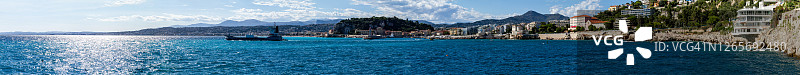 尼斯港全景图片素材