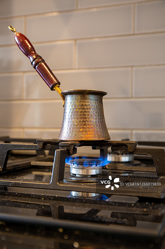 制作土耳其咖啡图片素材