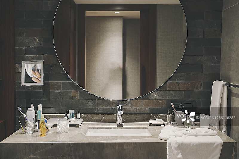 豪华酒店浴室图片素材