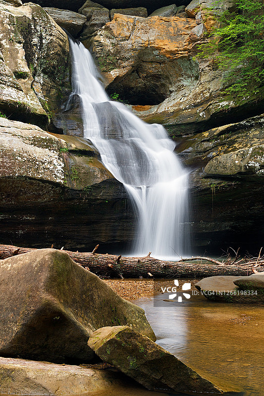 霍金山区的锡达瀑布图片素材