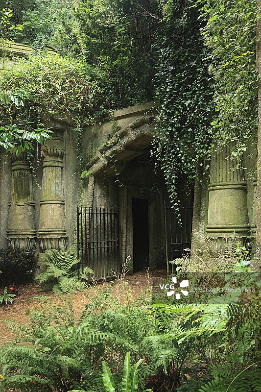 伦敦海格特公墓，英国图片素材