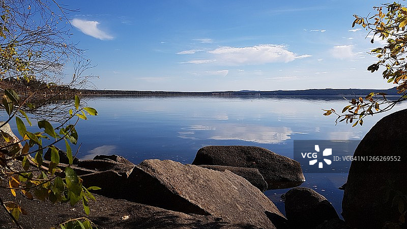中亚哈萨克斯坦布拉拜湖图片素材