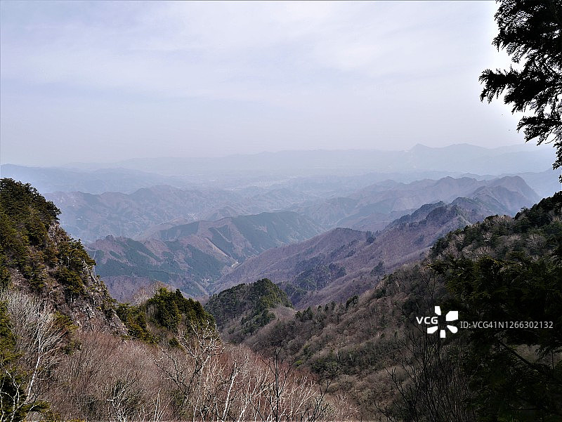 两神山，秩父多摩甲斐国立公园，日本百名山图片素材