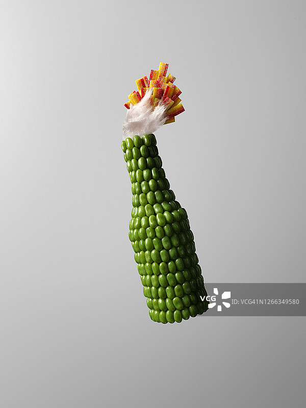 用糖果和棉花糖制成的莫洛托夫鸡尾酒图片素材