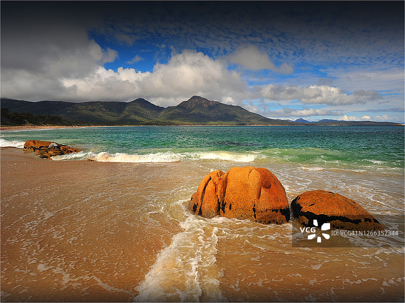 澳大利亚塔斯马尼亚东海岸菲欣纳国家公园图片素材