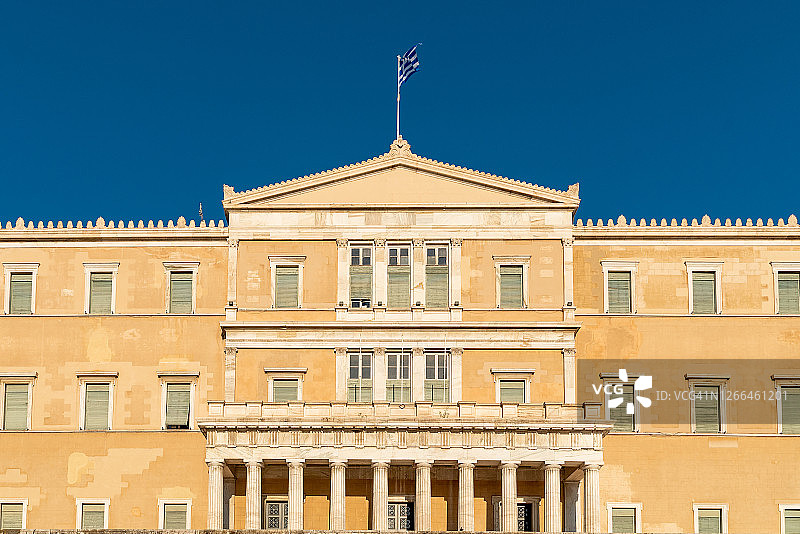 希腊雅典希腊议会外墙图片素材