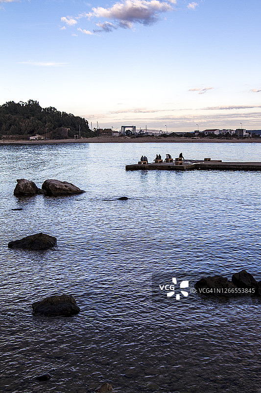 突尼斯塔巴卡港口图片素材