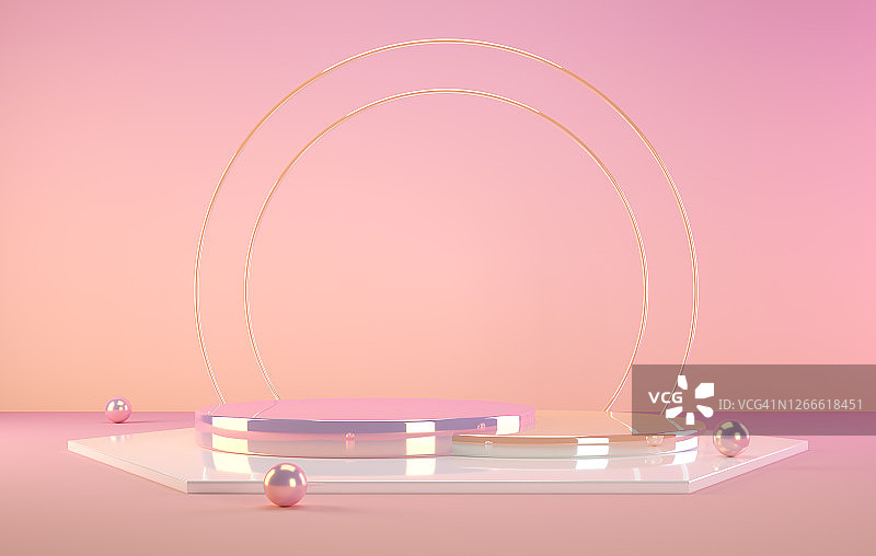 3D渲染抽象产品背景图片素材