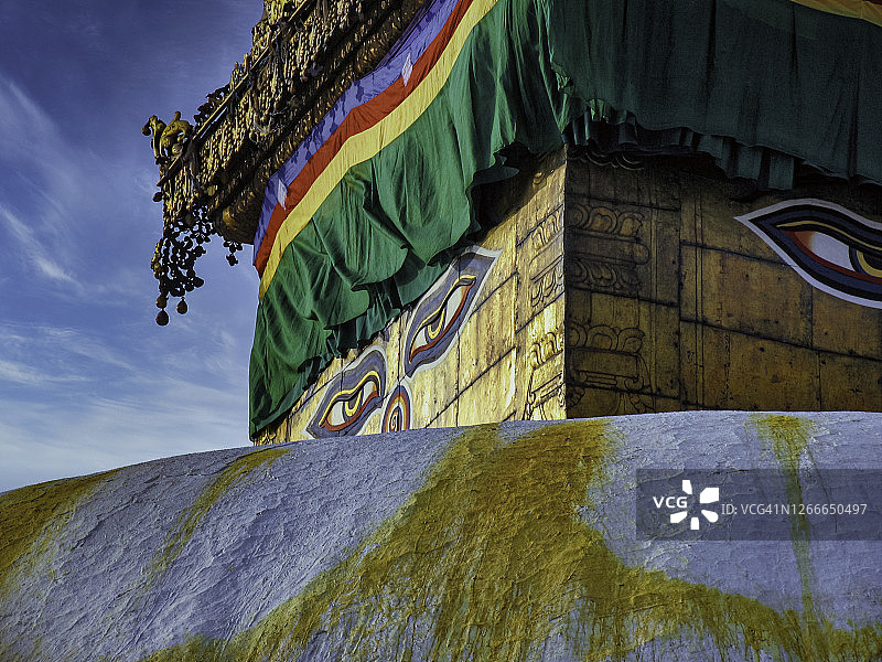 加德满都斯瓦扬布纳特寺佛塔（猴庙）图片素材