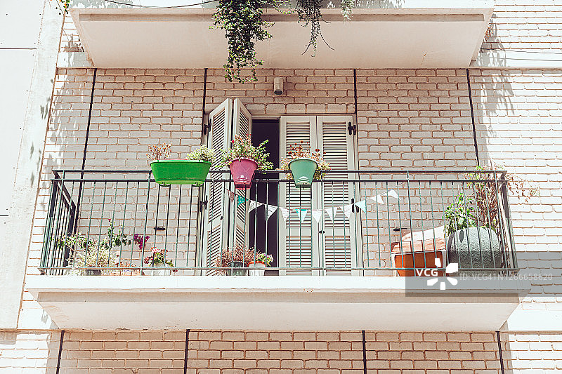 公寓阳台图片素材