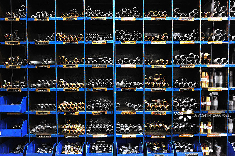 用于供水系统的小型管道配件图片素材