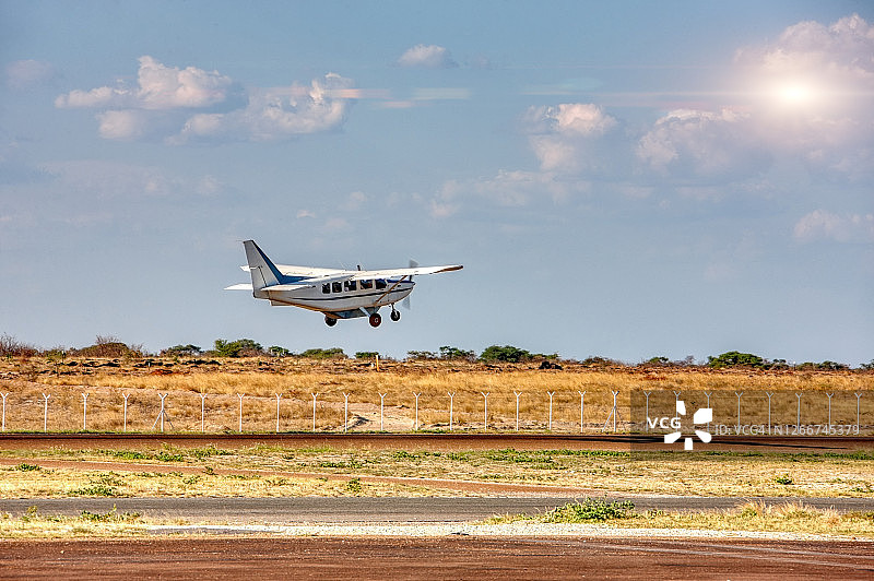 非洲使用的小型飞机图片素材