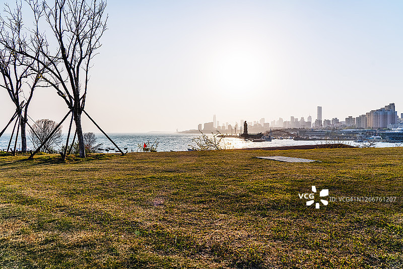 城市海滨公园图片素材