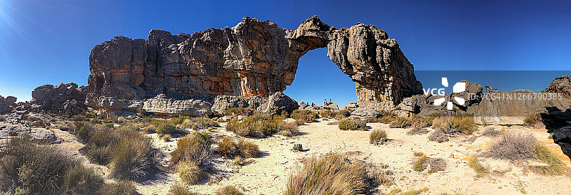 有人的沃尔夫伯格拱门宽阔全景图片素材